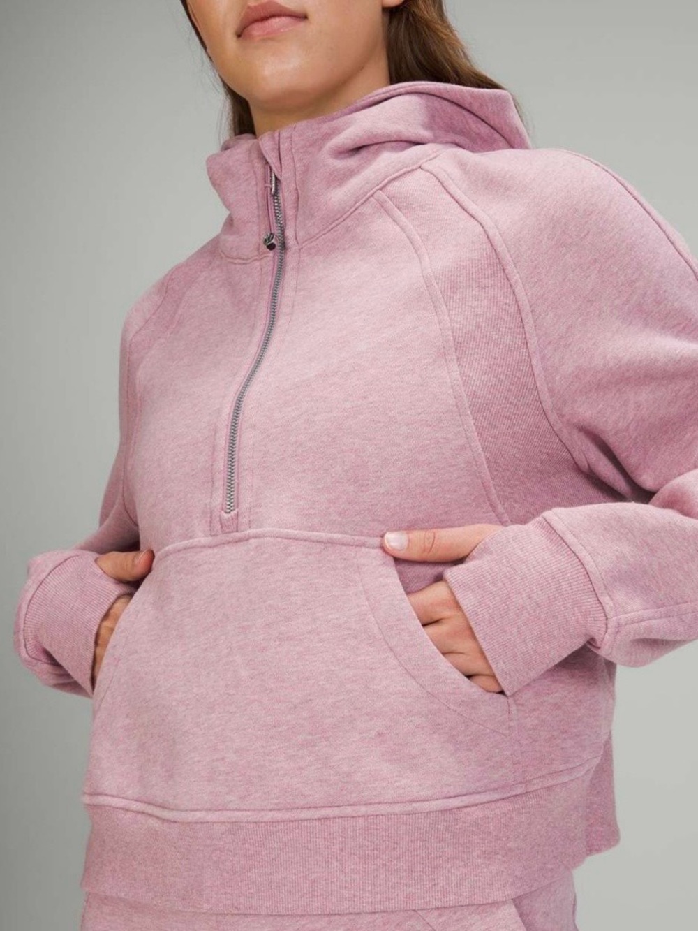 [Size: XS/S] Lululemon Scuba Oversized Half-Zip Hoodie - Picture 4 of 6